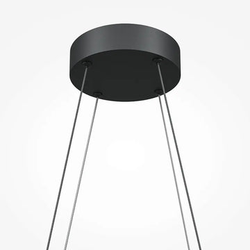 Pendelleuchte – Schwarzes Aluminium, 40 W Leistung, 307,0 cm Höhe - Halo | Maytoni