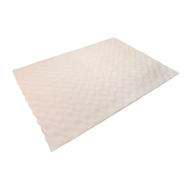Teppich – Cremefarbener Luxus, Weicher Hochflor, Baumwollmix 150 cm - Glow 825 | Kayoom