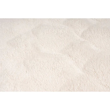 Teppich – Cremefarbener Luxus, Weicher Hochflor, Baumwollmix 150 cm - Glow 825 | Kayoom