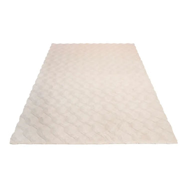 Teppich – Cremefarbener Luxus, Weicher Hochflor, Baumwollmix 290 cm - Glow 825 | Kayoom