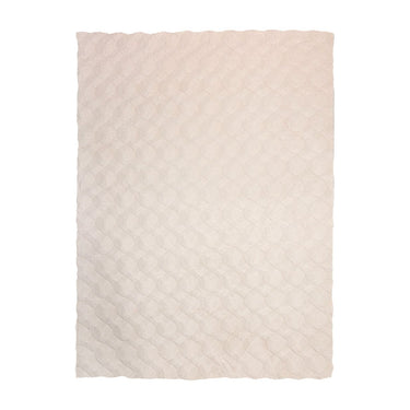 Teppich – Cremefarbener Luxus, Weicher Hochflor, Baumwollmix 170 cm - Glow 825 | Kayoom