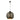 Pendelleuchte – Goldenes Eisen, Industrieller Stil, Metallische Oberfläche, 43 cm - Sawyer 125 | Kayoom