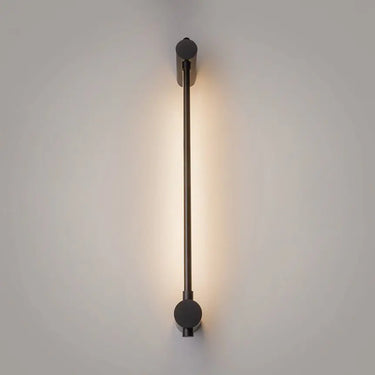 Wall lamp with swivel LED spot, black aluminum body and modern minimal design - Rotta | Maytoni