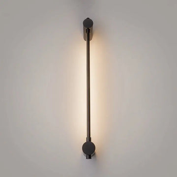 Wall lamp with swivel LED spot, black aluminum body and modern minimal design - Rotta | Maytoni