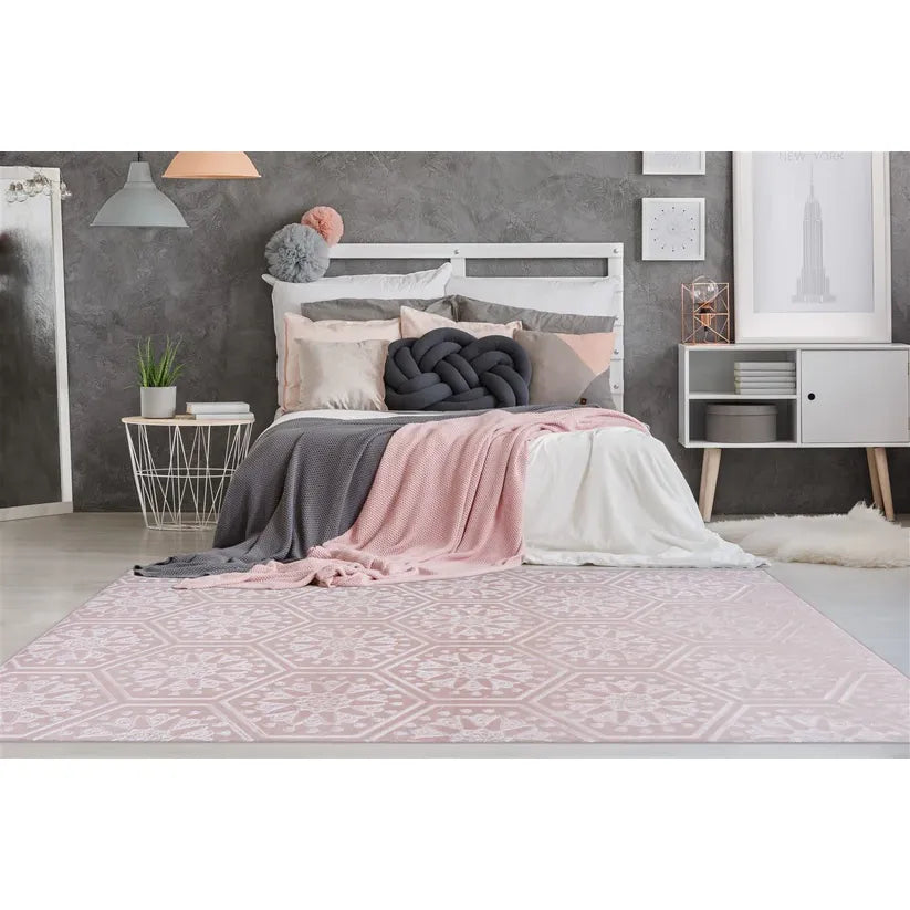 Carpet Embossed Pattern Ultra-Soft Plush Feel Non-Slip Backing – Monroe 225 | Kayoom