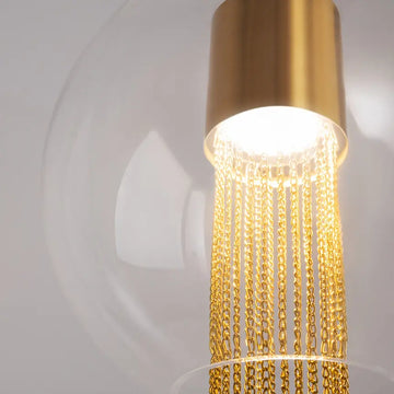 Pendelleuchte – Messing Finish, Metallgehäuse, 25 cm Schirm - Flusso | Maytoni