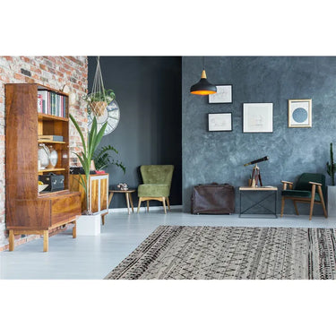 Teppich – Jacquard Gewebe, Ethno Muster, Wollmischung, 120 x 170 cm - Phoenix 113 | Kayoom