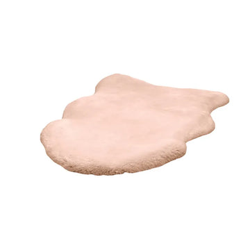 Teppich – Creme Farbe, Weicher Flor, Felloptik 90 cm - Rabbit Light 825 | Kayoom