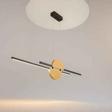Pendelleuchte – Schwarz Messing, Aluminium Material, 26 W Leistung, Neutralweiß – Skyline | Maytoni
