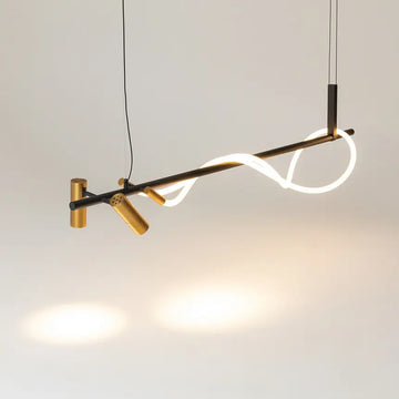 Pendant Light Crystal & Metal Design Adjustable Height & Integrated LED – Tau | Maytoni