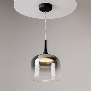 Pendant Lamp Black Metal Crystal Shade Height Adjustable – Spirito | Maytoni