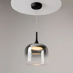 Pendant Lamp Black Metal Crystal Shade Height Adjustable – Spirito | Maytoni