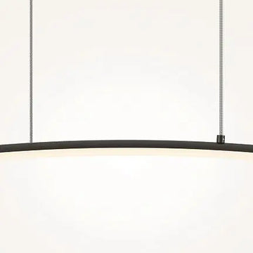 Pendant Lamp Slim Black Tube Design LED – Curve | Maytoni
