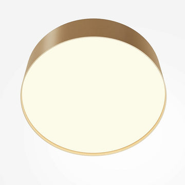 Deckenleuchte mattgoldenes Aluminium mit LED und warmweißem Licht – Zon | Maytoni - Esszett Luxury | Stilvolles Wohnen mit Charakter