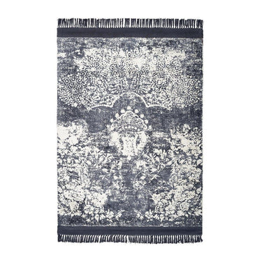 Teppich – Violett Farbton, Flachflor Struktur, Hochwertige Viskose, 150 cm - Dolce Vita 125 | Kayoom