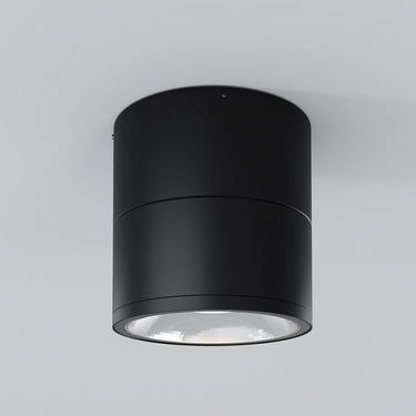 Deckenleuchte – Metall-Glas-Gehäuse, Graphitoberfläche, 12 Watt Leistung, 108 mm Höhe - Spin | Maytoni