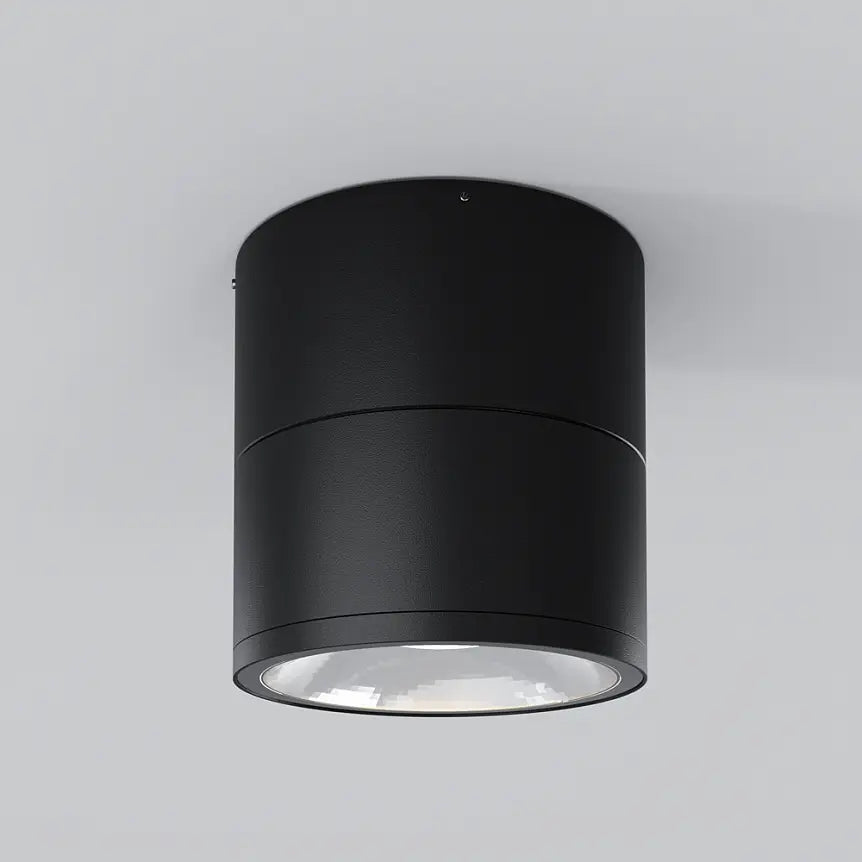 Deckenleuchte – Graphitschwarzes Metall mit Glas, 12 W LED, Warmweiß, 10,8 cm Höhe - Spin | Maytoni