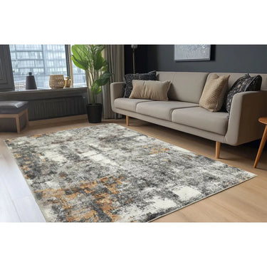Teppich – Terrakotta Optik, Kurzflor Struktur, Modernes Design, 80 x 150 cm - Elegantica 329 | Kayoom