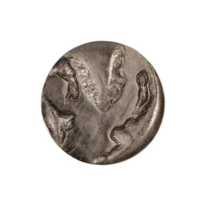 Aluminum wall decor with a three-dimensional structure, shiny silver look and modern design impact – Yce | PTMD