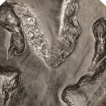 Wandbild aus Aluminium - Yce Brass 3D shiny Silber von PTMD - Esszett Luxury | Stilvolles Wohnen mit Charakter