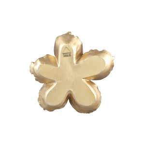 Wanddeko - Mira Gold matt lili flower L (26.5 x 5.5 cm) von PTMD - Esszett Luxury | Stilvolles Wohnen mit Charakter