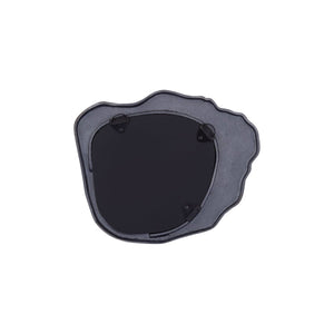 Wandspiegel - Telly Black, organische Form 53.0 x 2.0 x 43.0 cm von PTMD - Esszett Luxury | Stilvolles Wohnen mit Charakter