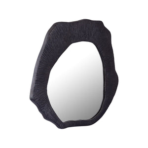 Wandspiegel - Telly Black, organische Form 73.0 x 2.0 x 76.0 cm von PTMD - Esszett Luxury | Stilvolles Wohnen mit Charakter
