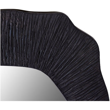 Wandspiegel - Telly Black, organische Form 73.0 x 2.0 x 76.0 cm von PTMD - Esszett Luxury | Stilvolles Wohnen mit Charakter