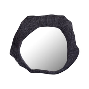 Wandspiegel - Telly Black, organische Form 73.0 x 2.0 x 76.0 cm von PTMD - Esszett Luxury | Stilvolles Wohnen mit Charakter