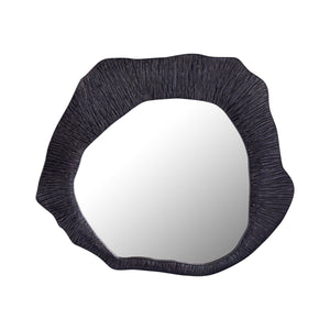 Wandspiegel - Telly Black, organische Form 73.0 x 2.0 x 76.0 cm von PTMD - Esszett Luxury | Stilvolles Wohnen mit Charakter