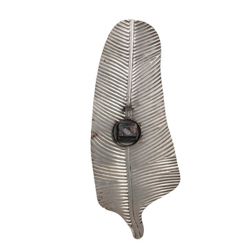 Wanduhr - Dinter Black metal leaf von PTMD - Esszett Luxury | Stilvolles Wohnen mit Charakter
