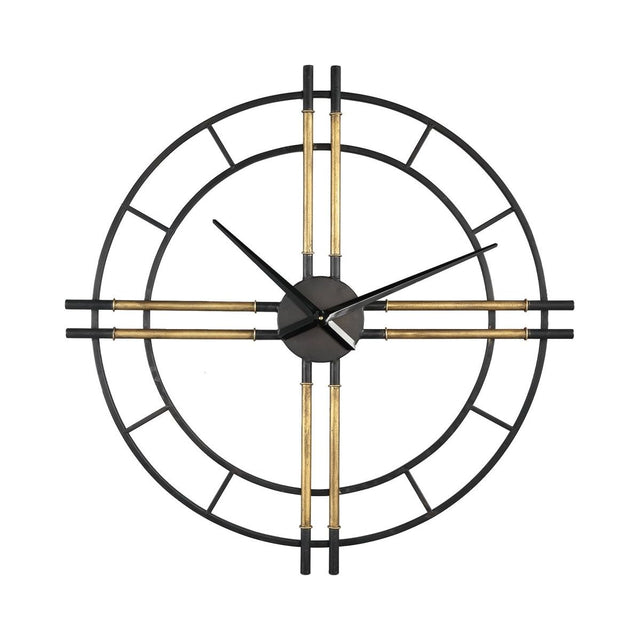 Wanduhr - Joanna Black metal von PTMD - Esszett Luxury | Stilvolles Wohnen mit Charakter