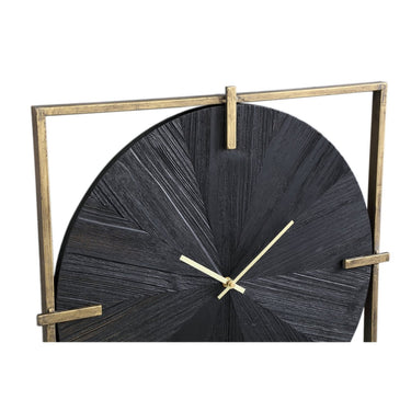 Wanduhr - Oxxo gold metal and wood von PTMD - Esszett Luxury | Stilvolles Wohnen mit Charakter