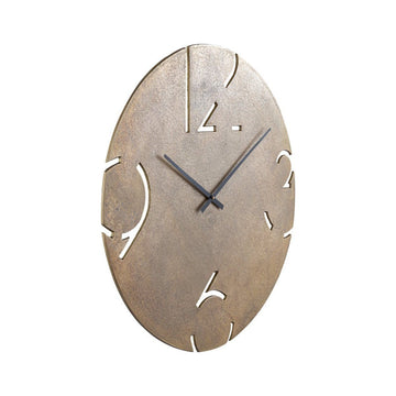 Wanduhr - Zafrina Brass 72.0 x 2.0 x 72.0 cm von PTMD - Esszett Luxury | Stilvolles Wohnen mit Charakter