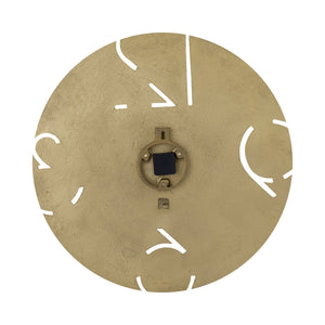 Wanduhr - Zafrina Brass 72.0 x 2.0 x 72.0 cm von PTMD - Esszett Luxury | Stilvolles Wohnen mit Charakter