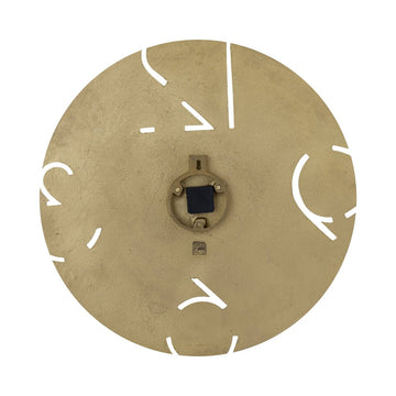 Wanduhr - Zafrina Brass 72.0 x 2.0 x 72.0 cm von PTMD - Esszett Luxury | Stilvolles Wohnen mit Charakter