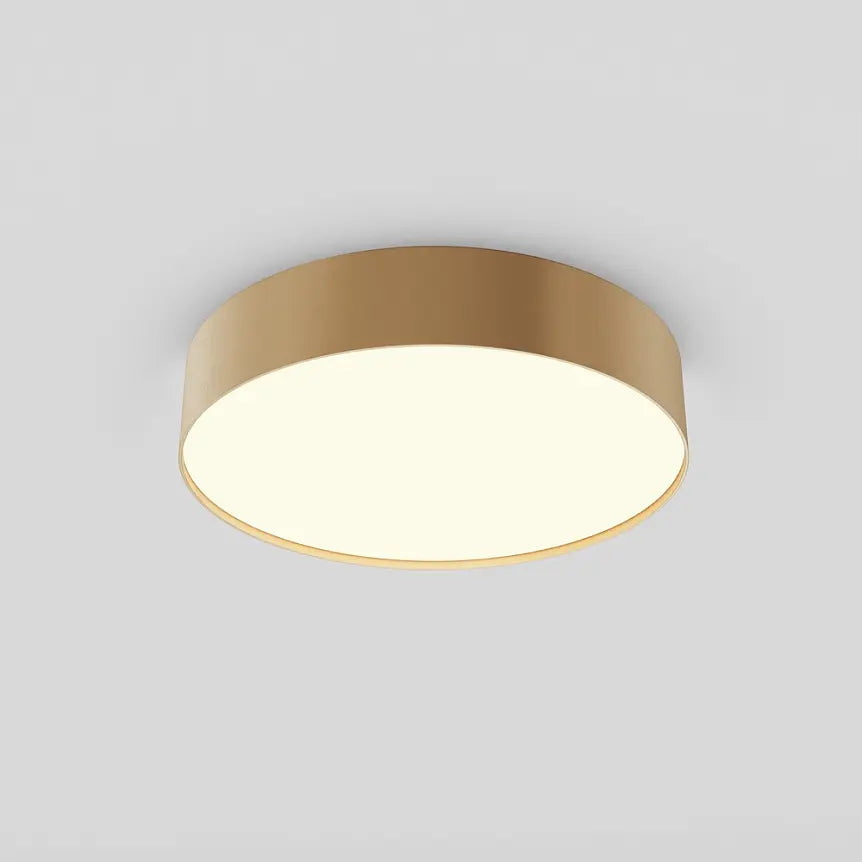 Ceiling lamp matt gold aluminum with LED and warm white light – Zon | Maytoni