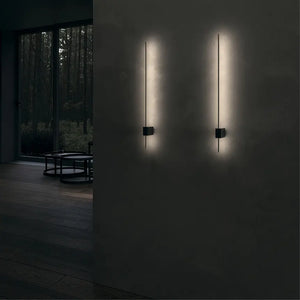 Wandleuchte – Schwarzes Aluminium, 6 W Leistung, Warmweiß, 62,3 cm Höhe - Pars | Maytoni