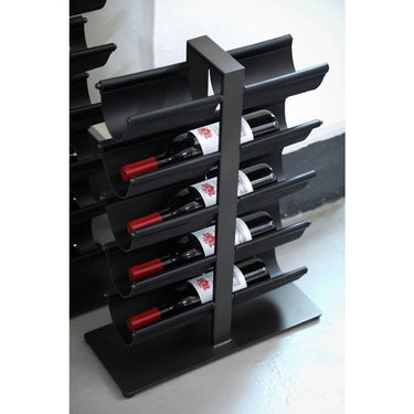 Weinregal - Davitt Black Steel S von PTMD - Esszett Luxury | Stilvolles Wohnen mit Charakter