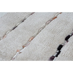 Teppich – Weiß Grau, Flachflor, Streifen-Look, 170 cm - Prime 110 | Kayoom