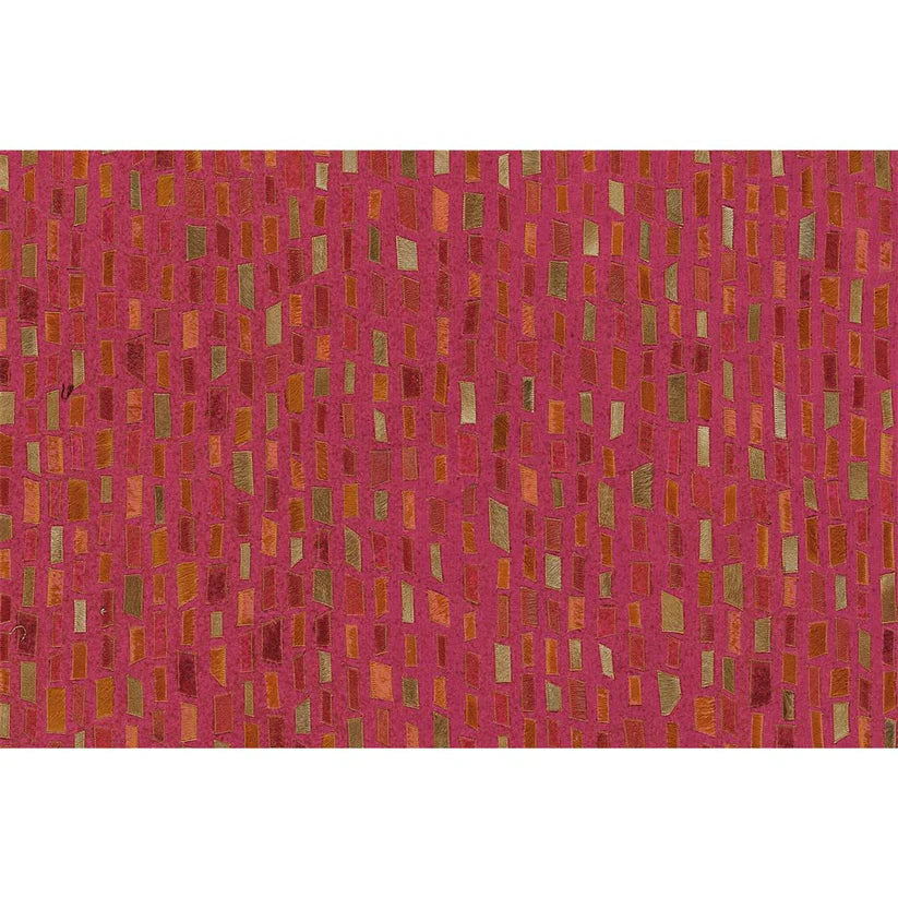 Patchwork Design Rug with Leather & Easy-Care Surface – Wild 8022 | Kayoom