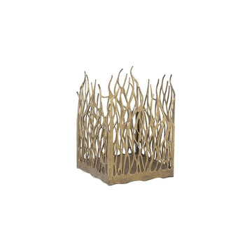 Windlicht - Dazzy Gold Metall S von PTMD - Esszett Luxury | Stilvolles Wohnen mit Charakter