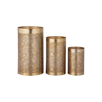 Windlicht - Devinjo gold iron von PTMD - Esszett Luxury | Stilvolles Wohnen mit Charakter