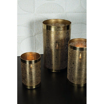 Windlicht - Devinjo gold iron von PTMD - Esszett Luxury | Stilvolles Wohnen mit Charakter