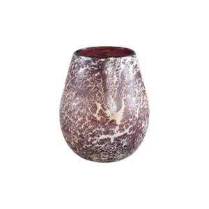 Windlicht - Jice Red glass M (Ø 18 x 22 cm) von PTMD - Esszett Luxury | Stilvolles Wohnen mit Charakter