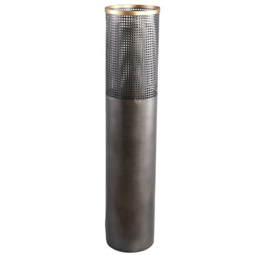 Windlicht - Merdo Black big iron L von PTMD - Esszett Luxury | Stilvolles Wohnen mit Charakter