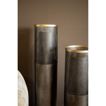 Windlicht - Merdo Black big iron S von PTMD - Esszett Luxury | Stilvolles Wohnen mit Charakter
