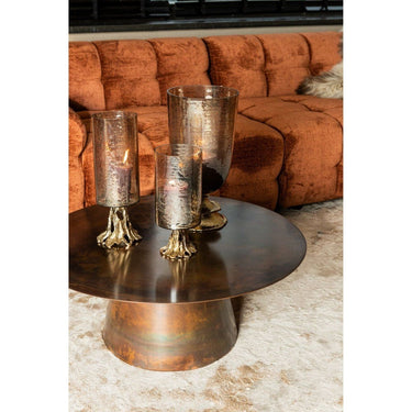 Windlicht - Quers 12.0 x 12.0 x 29.0 cm von PTMD - Esszett Luxury | Stilvolles Wohnen mit Charakter