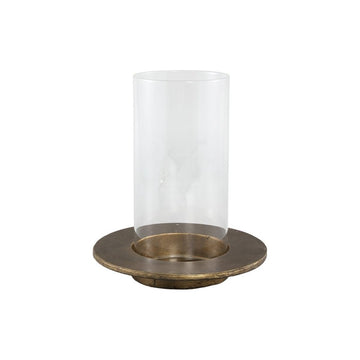 Windlicht - Vinder Gold 22.0 x 22.0 x 25.5 cm von PTMD - Esszett Luxury | Stilvolles Wohnen mit Charakter