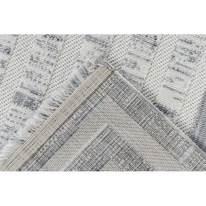 Carpet with geometric design as flat weave, easy to care for and colorfast – Sarai 125 | Kayoom
